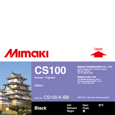 Mimaki Tinte CS100 2L Black MHD