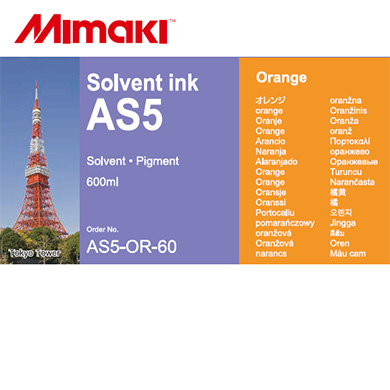 Mimaki Tinte AS5-Or 600 ml
