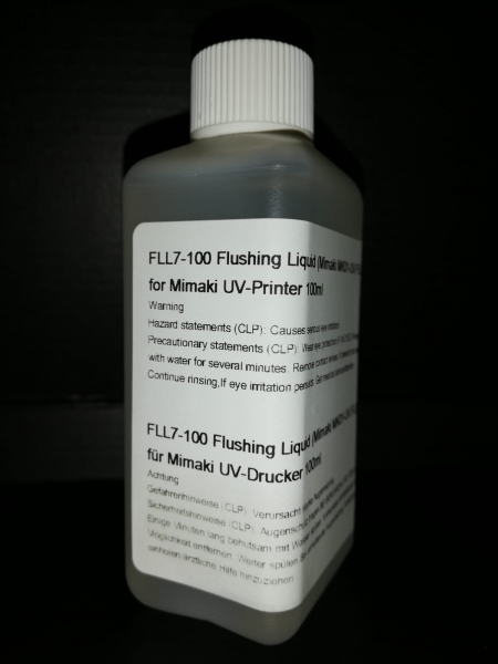FLL7-100 Spül- und Reinigungsflüssigkeit für Mimaki UV-Drucker